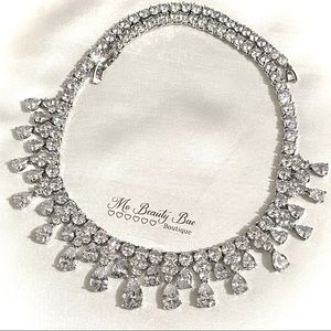 Crystal Chandelier Wedding Necklace